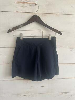 Athleta Skyline Shorts Navy Blue Size 2 Workout Athletic Shorts